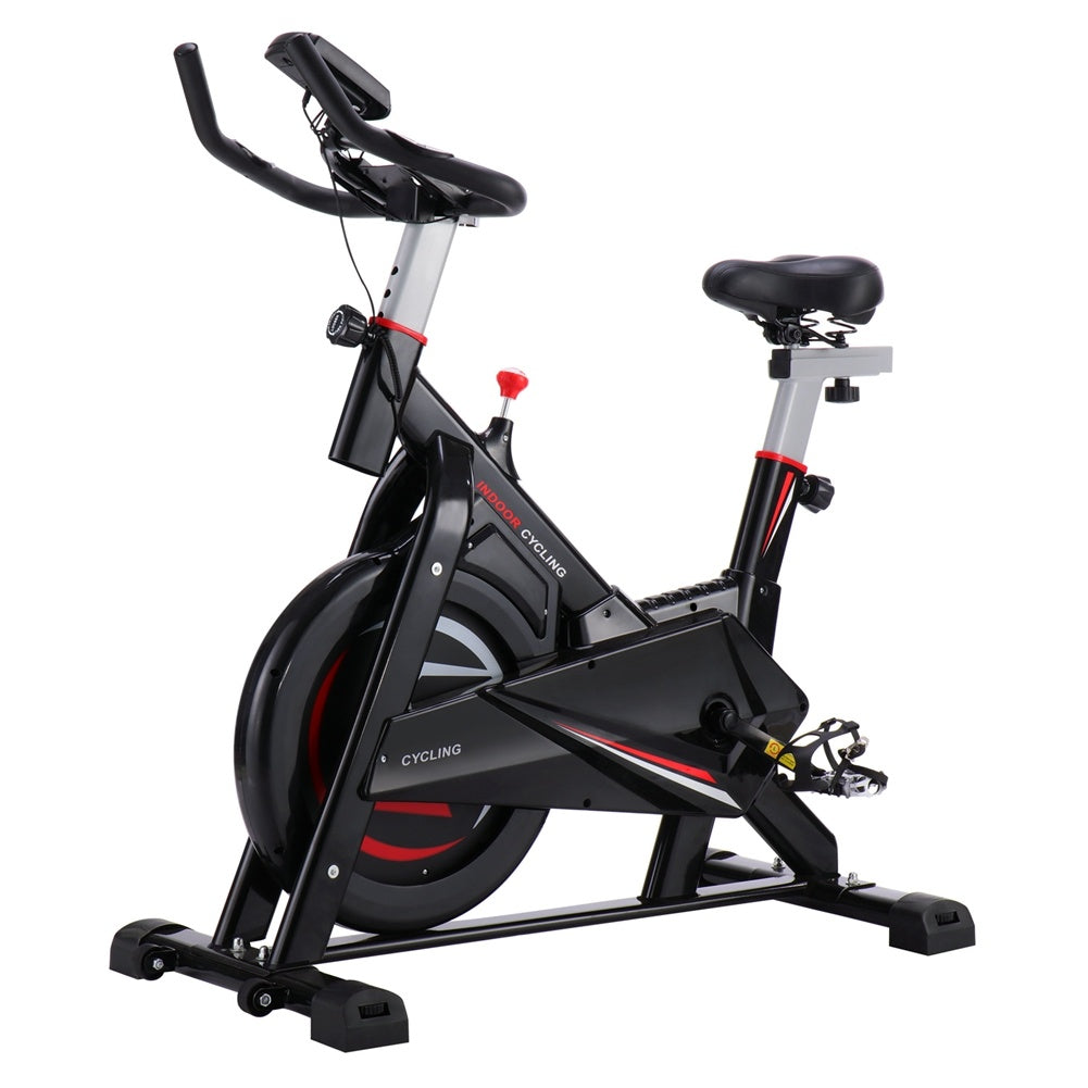 Gym Fitness Indoor Cycling Trainer Quiet Stationary Spinning Bike with Holder